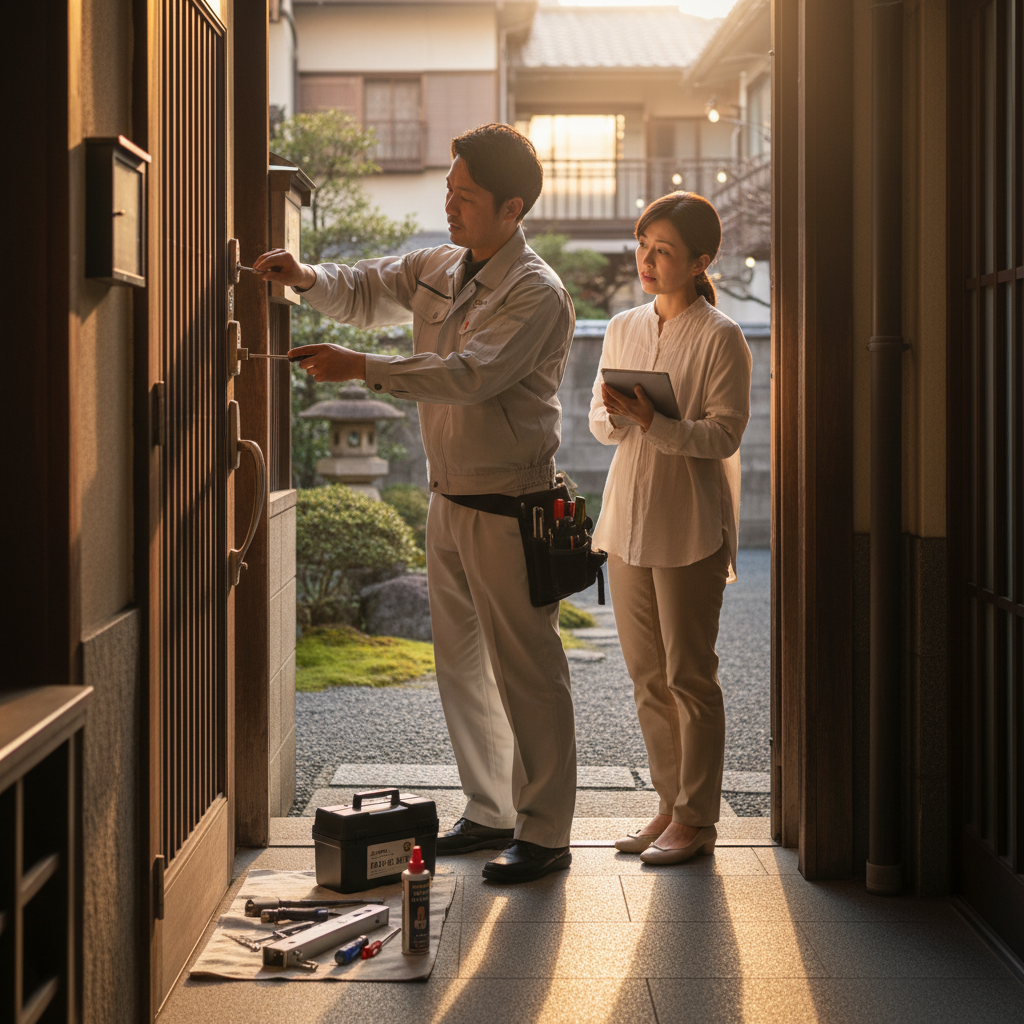 中野区南台のドアクローザー修理・交換:原因と自分でできること