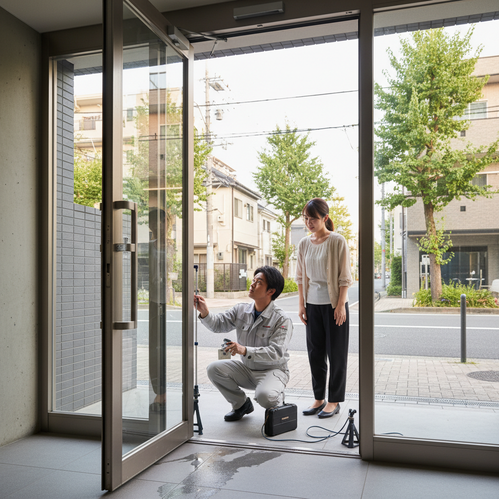 中野区弥生町でのドアクローザー修理・交換：緊急時の対応と原因