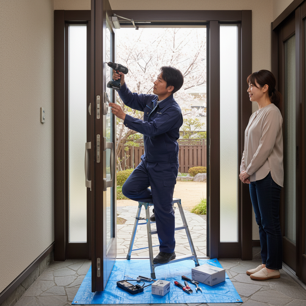 杉並区井草でドアクローザー修理・交換!原因と対策