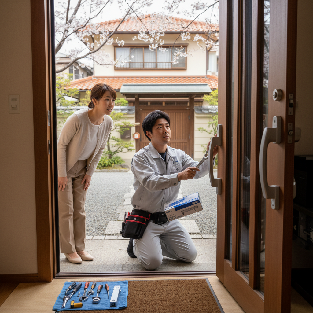 杉並区今川でドアクローザー修理・交換！よくある原因と症状