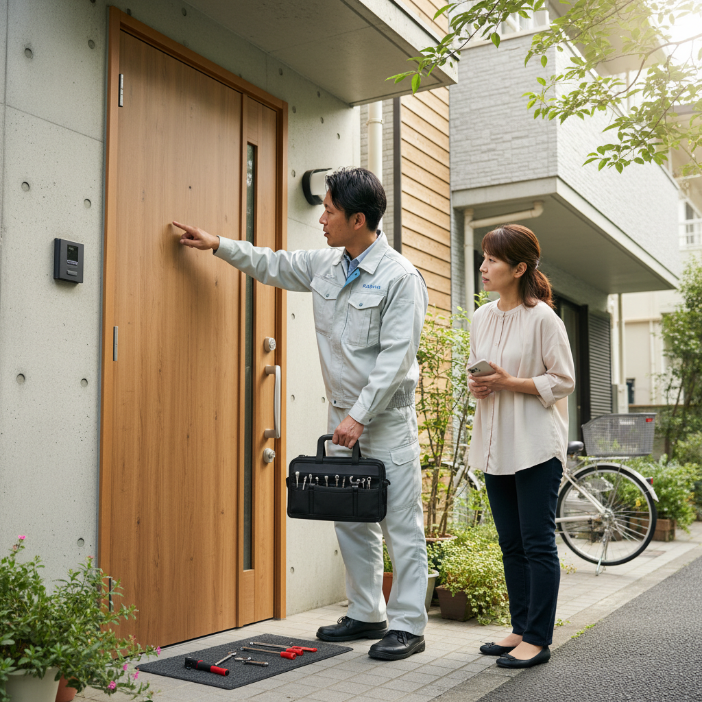 杉並区高円寺南でドアクローザー修理・交換!原因と対策