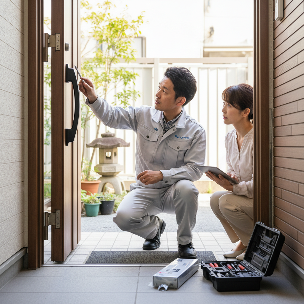 杉並区下井草のドアクローザー修理・交換：よくある原因と対策