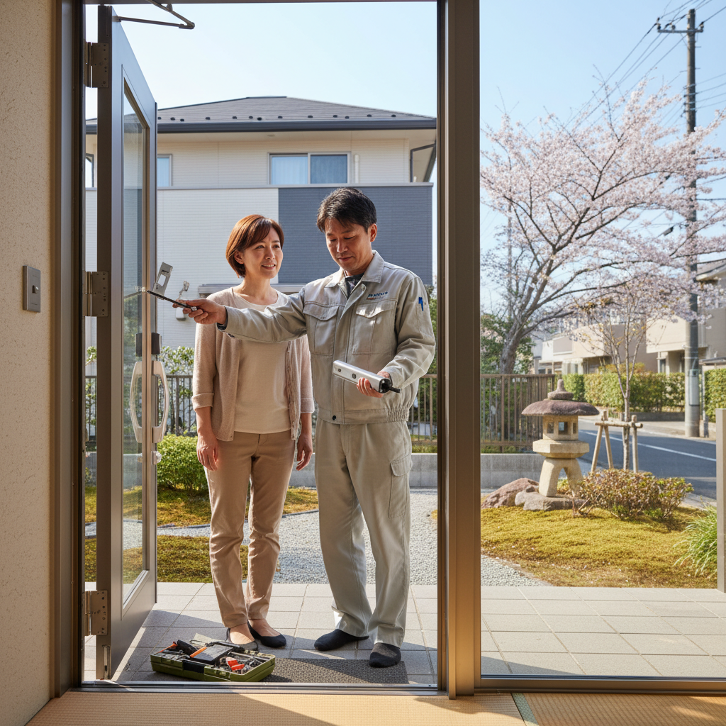 杉並区高井戸西でドアクローザー修理・交換！原因と対策を徹底解説