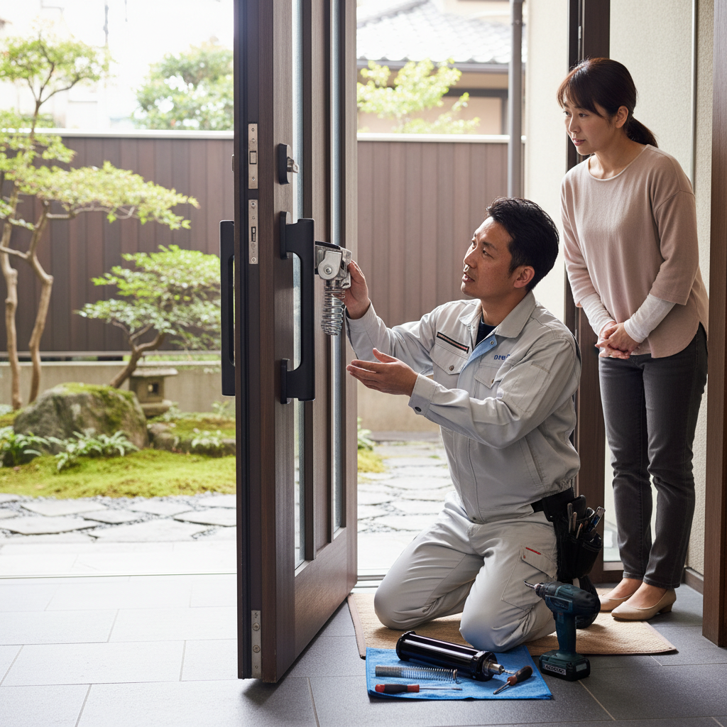 杉並区高井戸東でのドアクローザー修理・交換：原因と対策