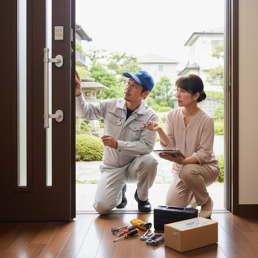 杉並区浜田山でドアクローザー修理・交換!原因と対策