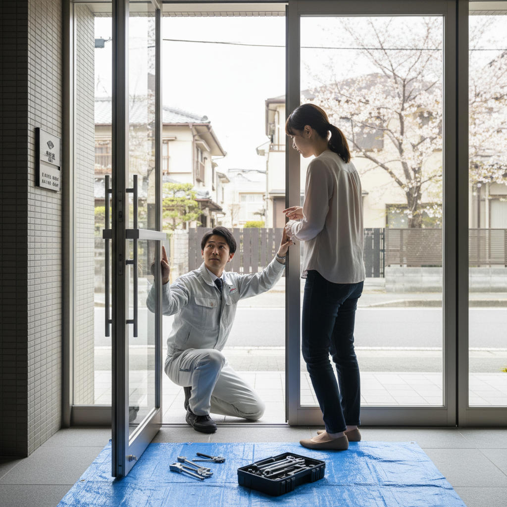杉並区南荻窪でのドアクローザー修理・交換｜原因と対策