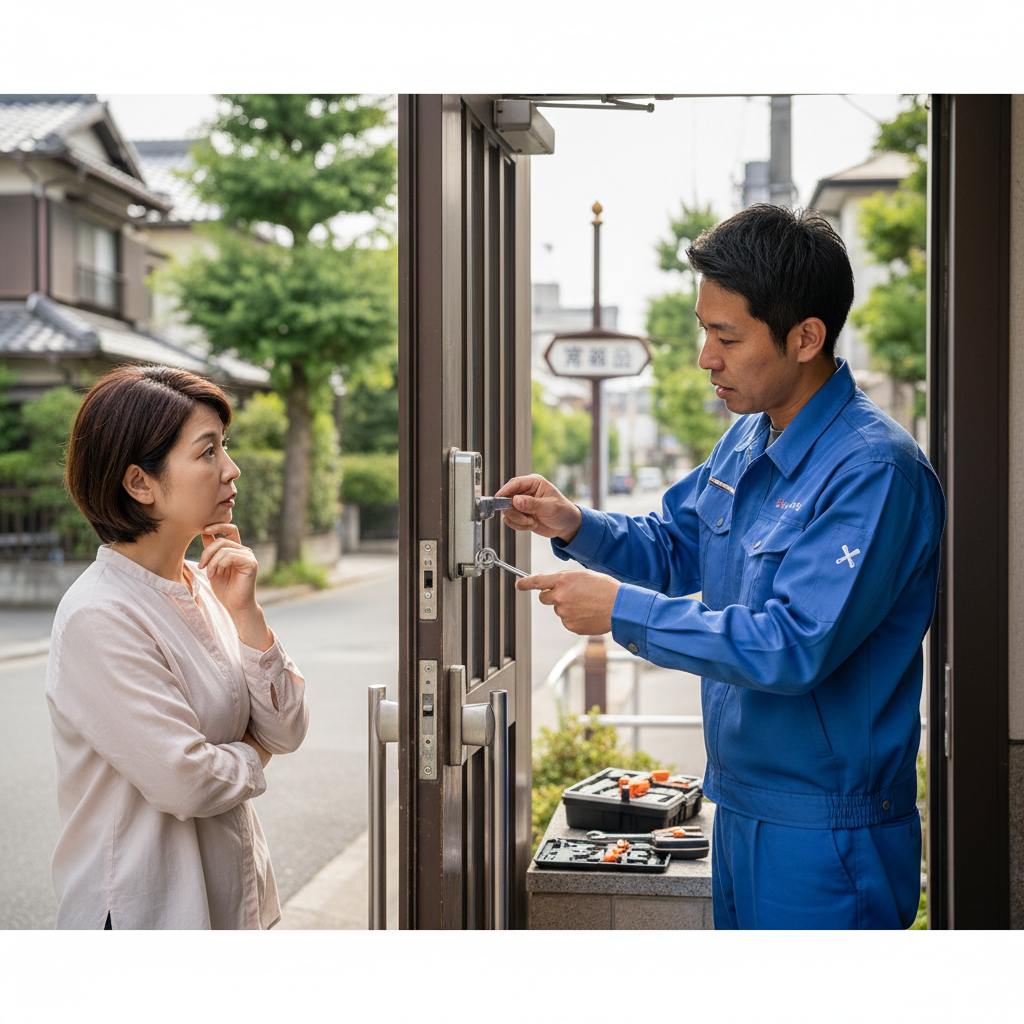 板橋区 常盤台でのドアクローザー修理・交換：症状と原因