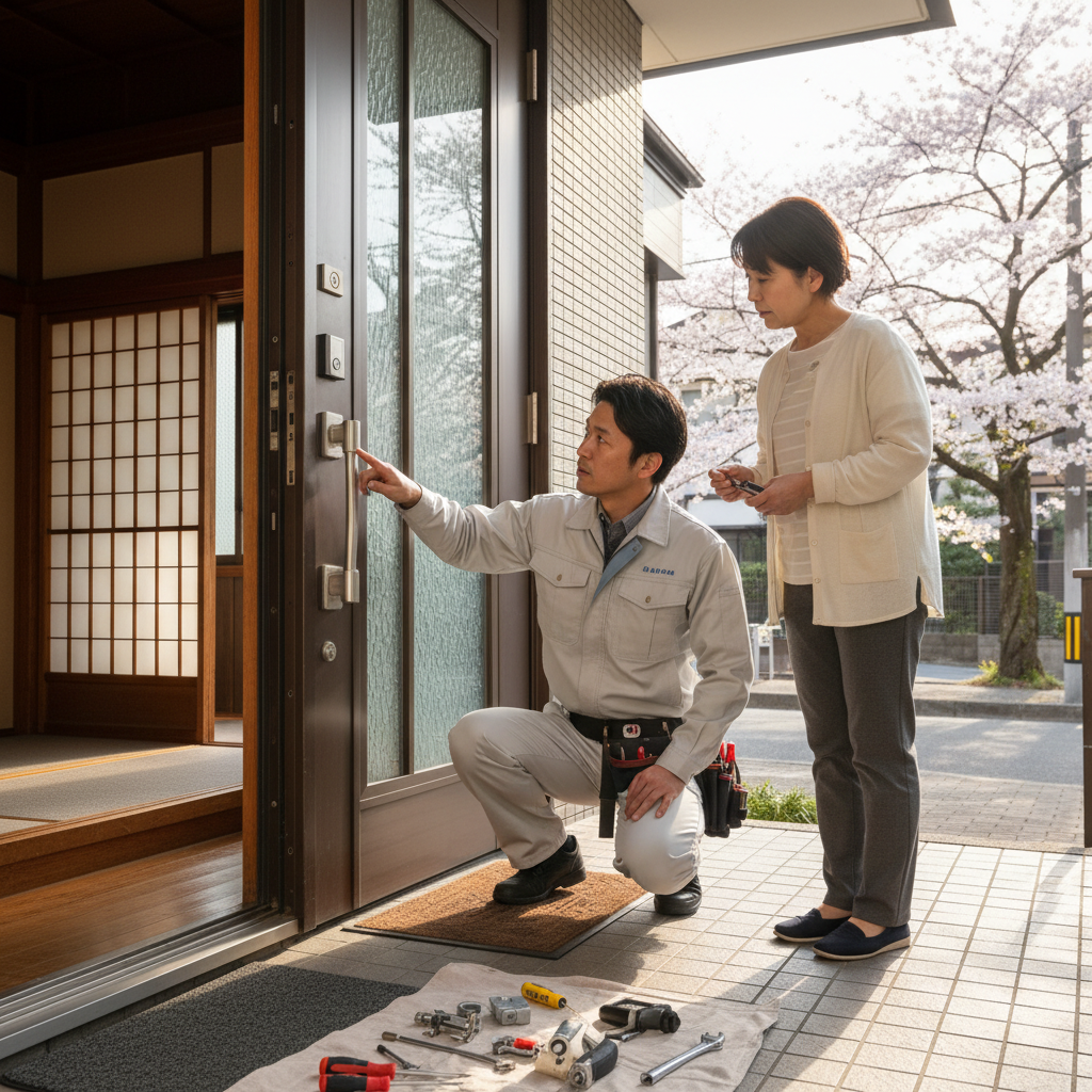 板橋区富士見町で多いドアクローザー修理・交換トラブルと原因