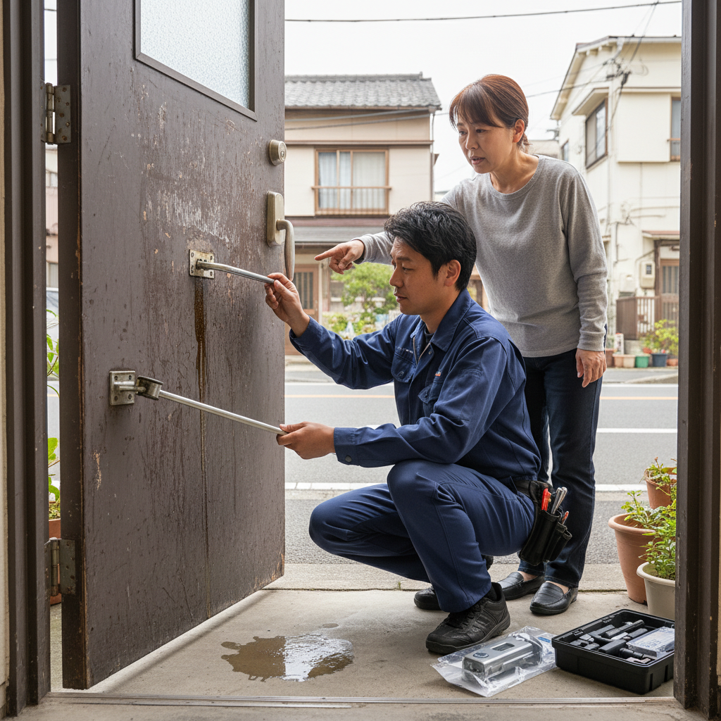 板橋区南町でドアクローザー修理・交換が必要なケースとは？