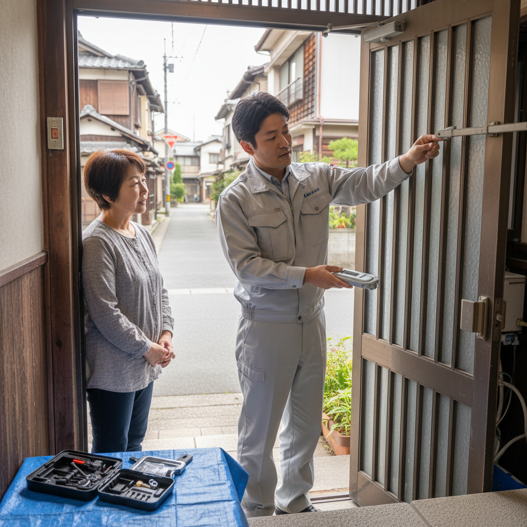板橋区徳丸でドアクローザー交換！原因と修理のタイミング