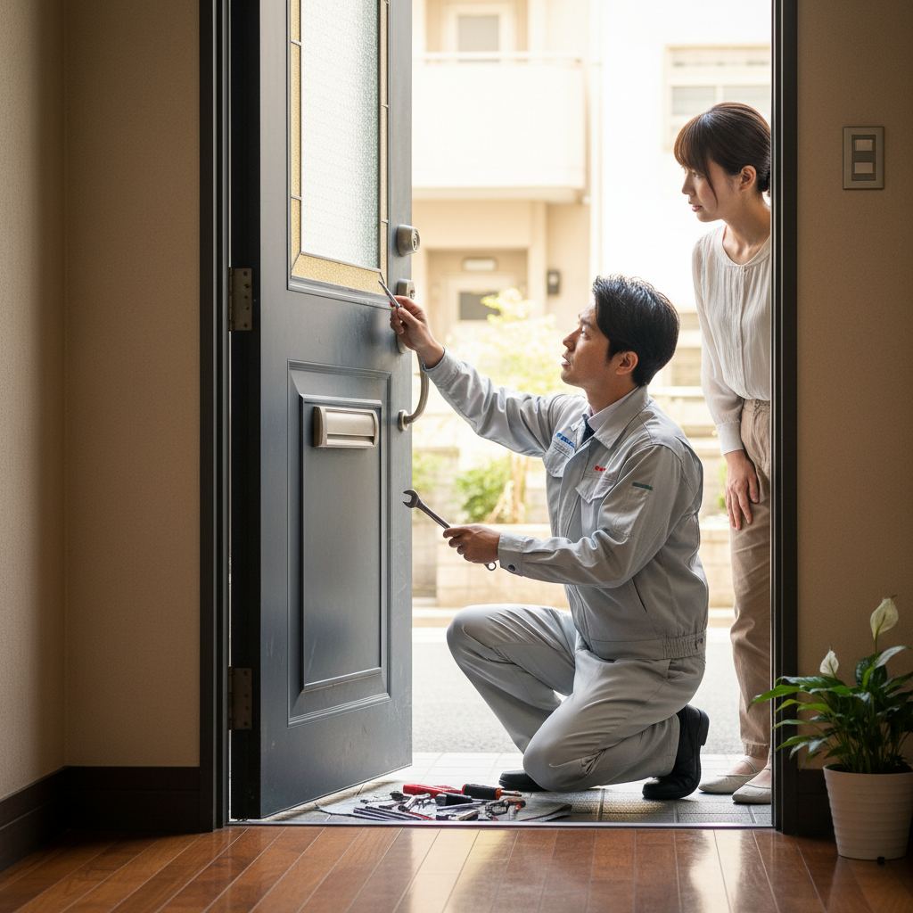 中央区入船でのドアクローザー修理・交換:原因と対策