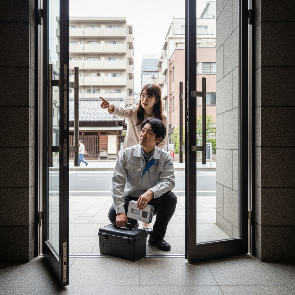 中央区水天宮前でドアクローザー修理・交換が必要な理由