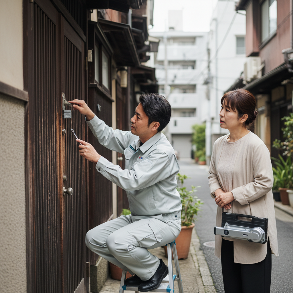 中央区浜町 ドアクローザー交換！故障原因と修理のタイミング