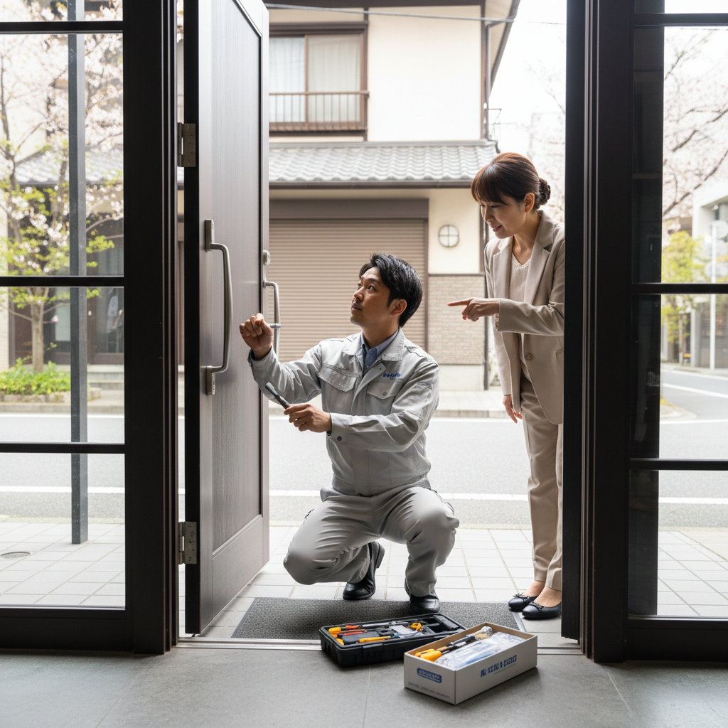 中央区 堀留町で迅速対応！ドアクローザー交換・修理の重要ポイント