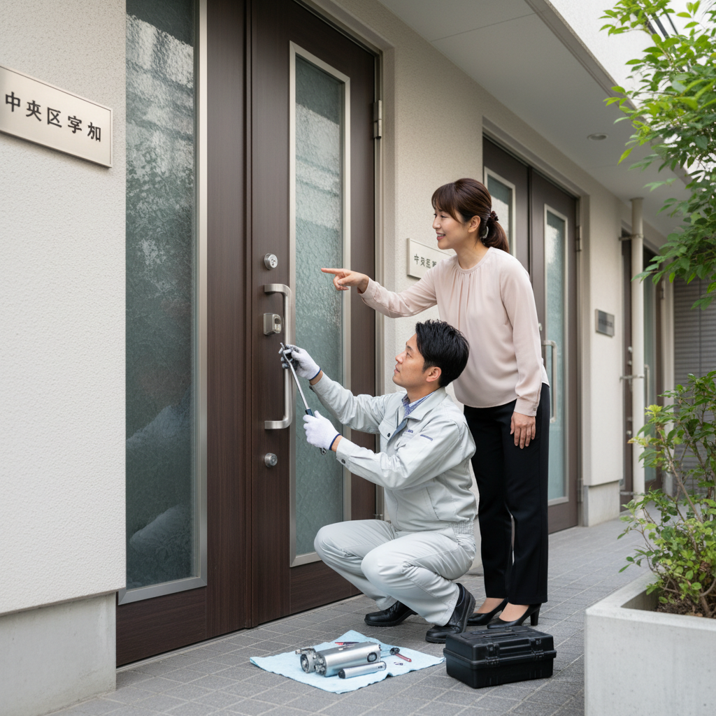 中央区共和のドアクローザー修理・交換:原因と最適な対処法