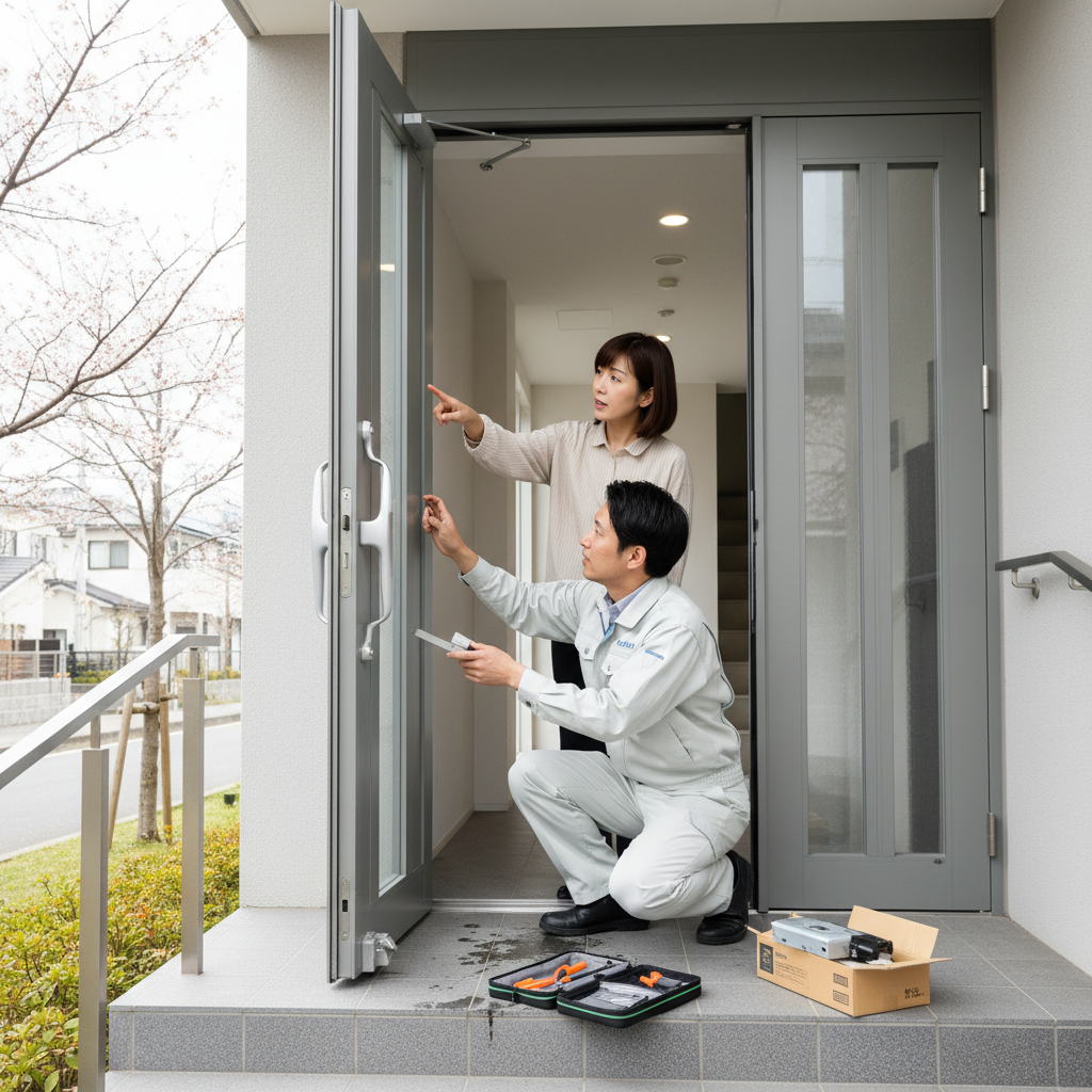 中央区 星が丘でドアクローザー修理・交換が必要な理由と原因