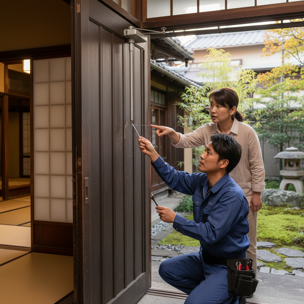 文京区大塚でドアクローザー修理・交換が必要な理由と症状