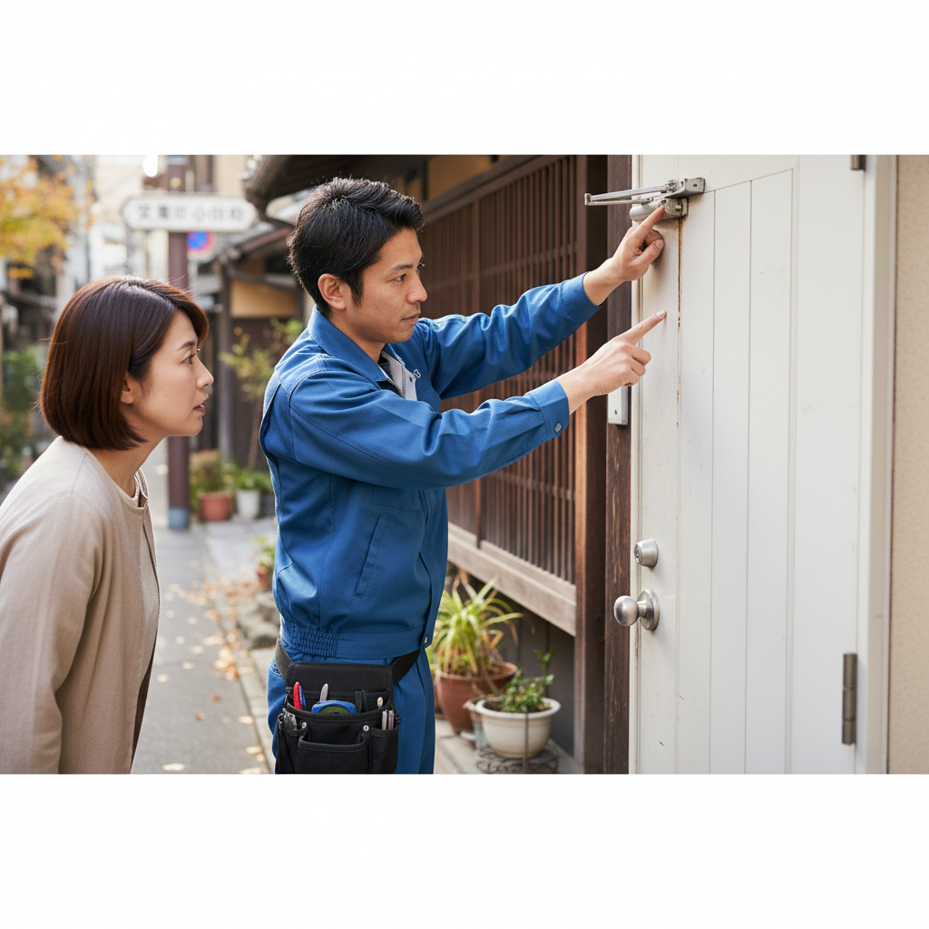 文京区小日向｜ドアクローザー修理・交換が必要なサインと原因