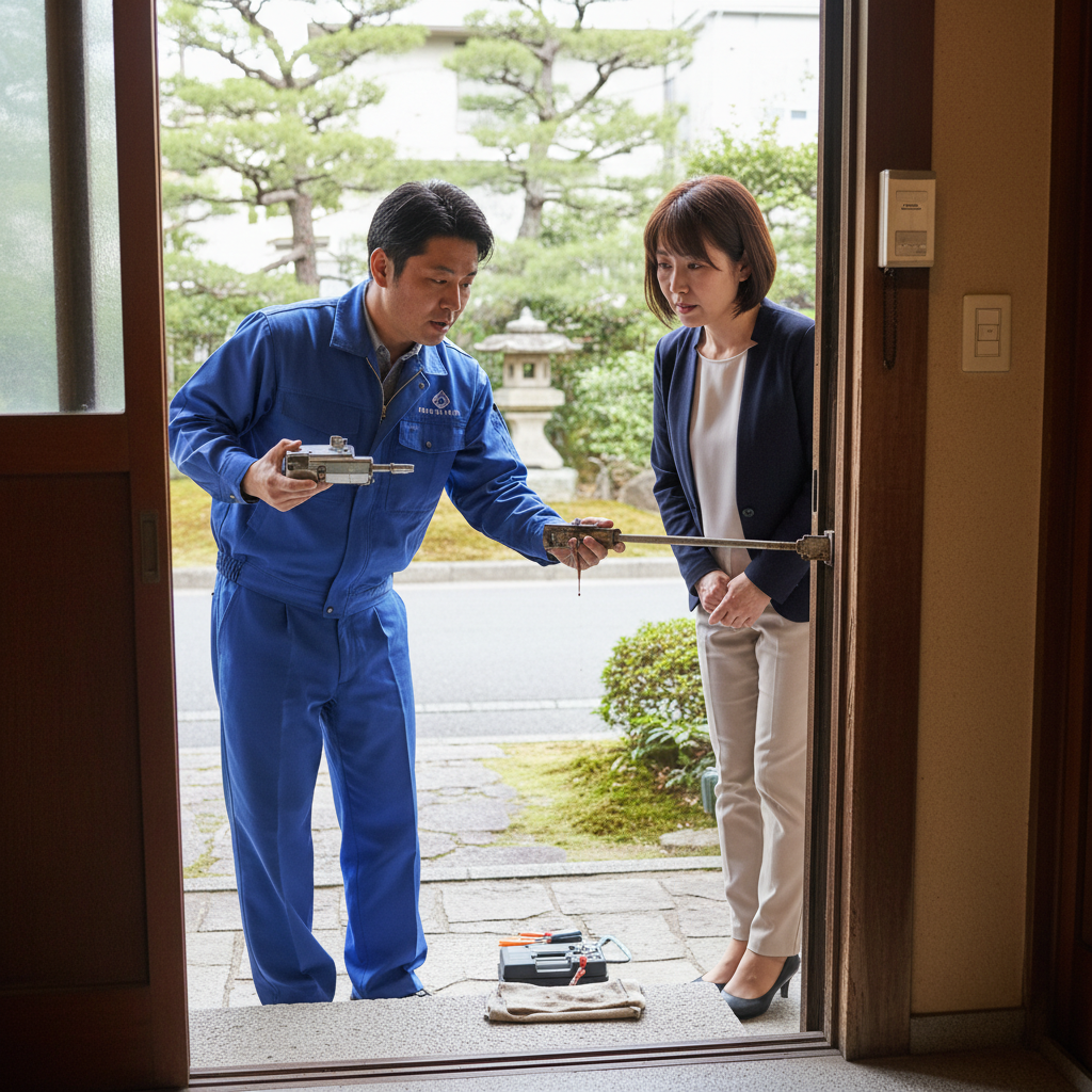 文京区弥生でドアクローザー交換！原因と放置するリスク