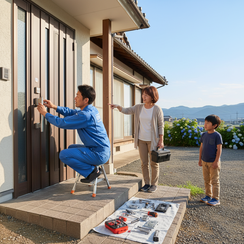 千葉県芝山町で安全・快適なドアクローザー修理・交換