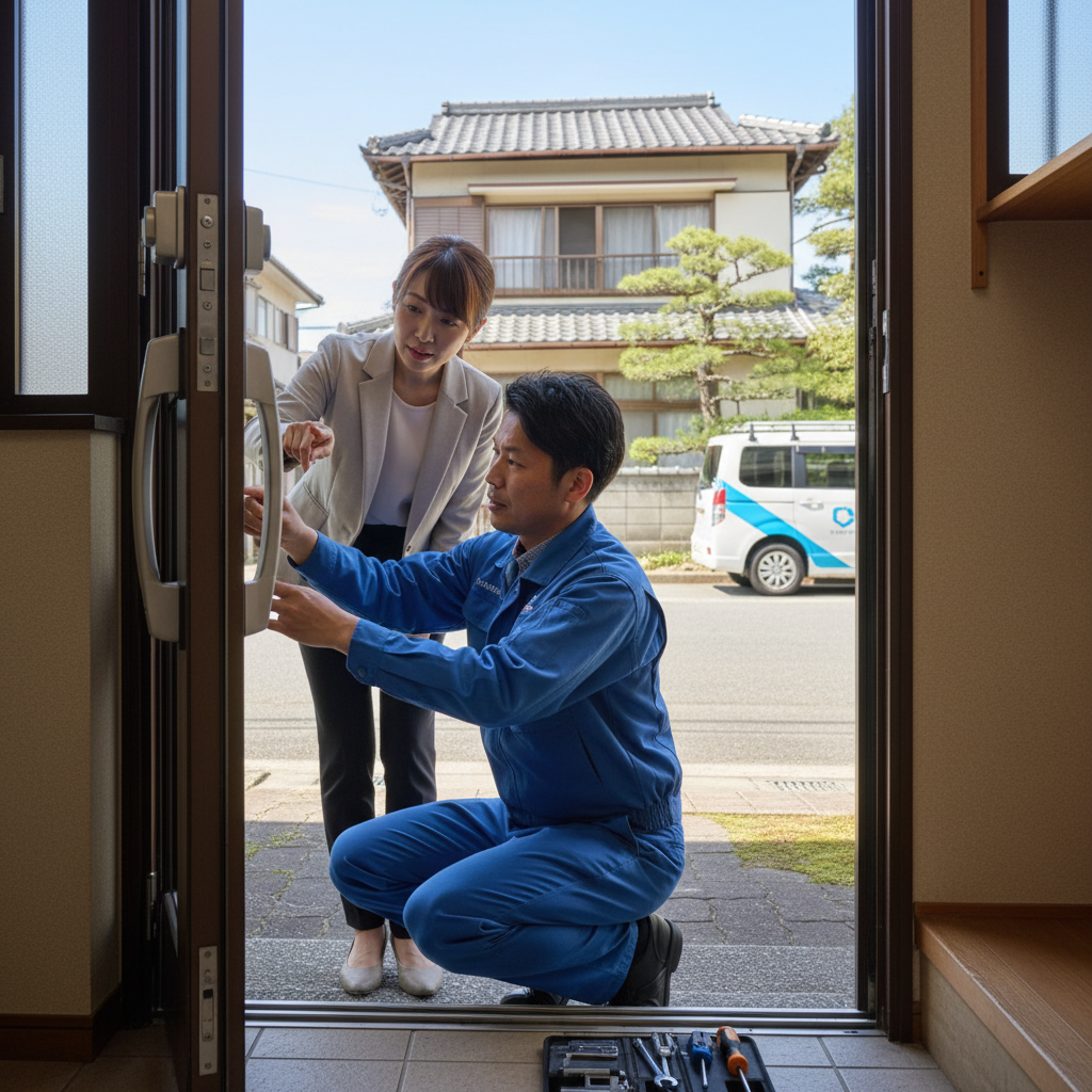 埼玉県 新座市 ドアクローザー修理・交換：原因と放置するリスク