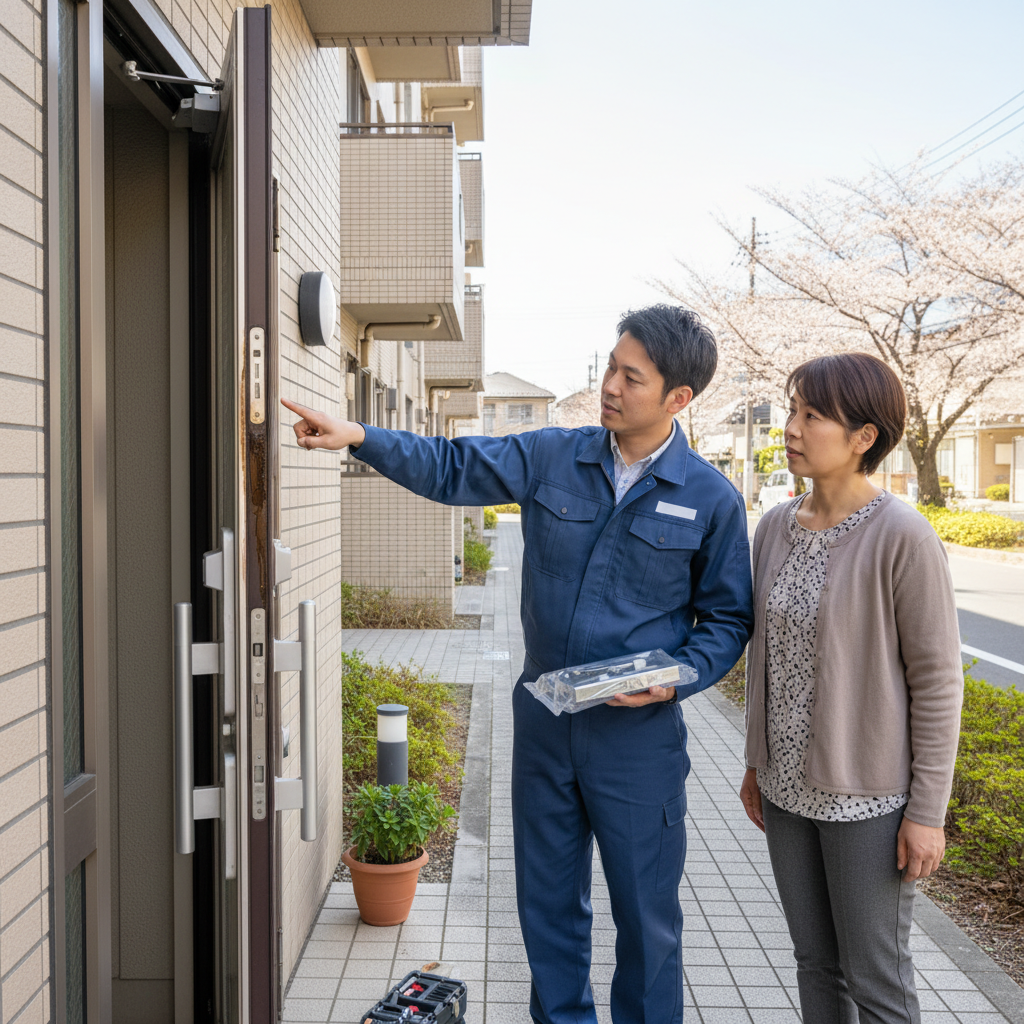 東京都 府中市｜ドアクローザー修理・交換が必要なサインとは？