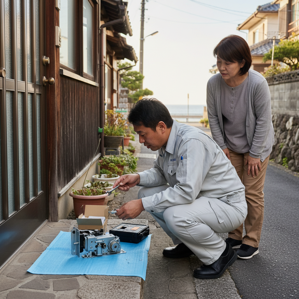 神奈川県真鶴町でドアクローザー交換！症状と原因をチェック