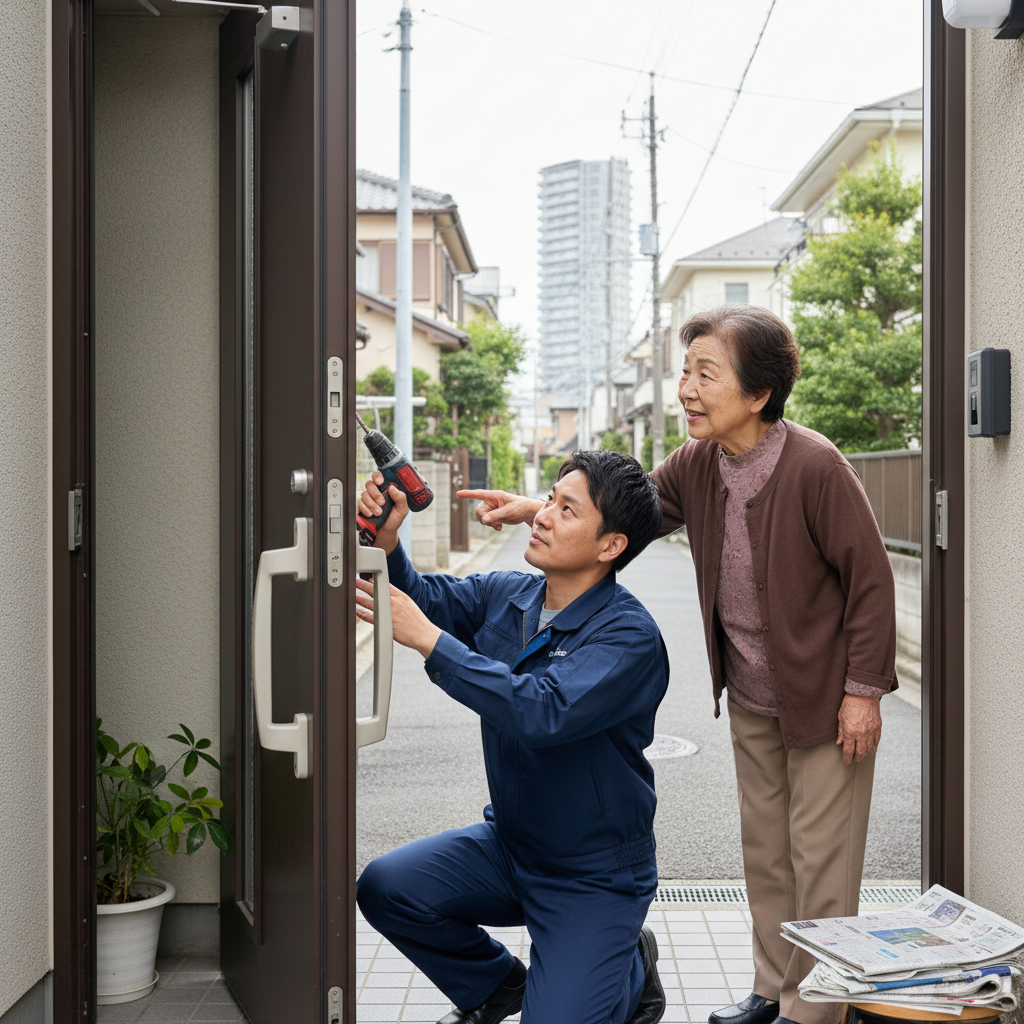 品川区東品川でのドアクローザー交換業者選びと注意点