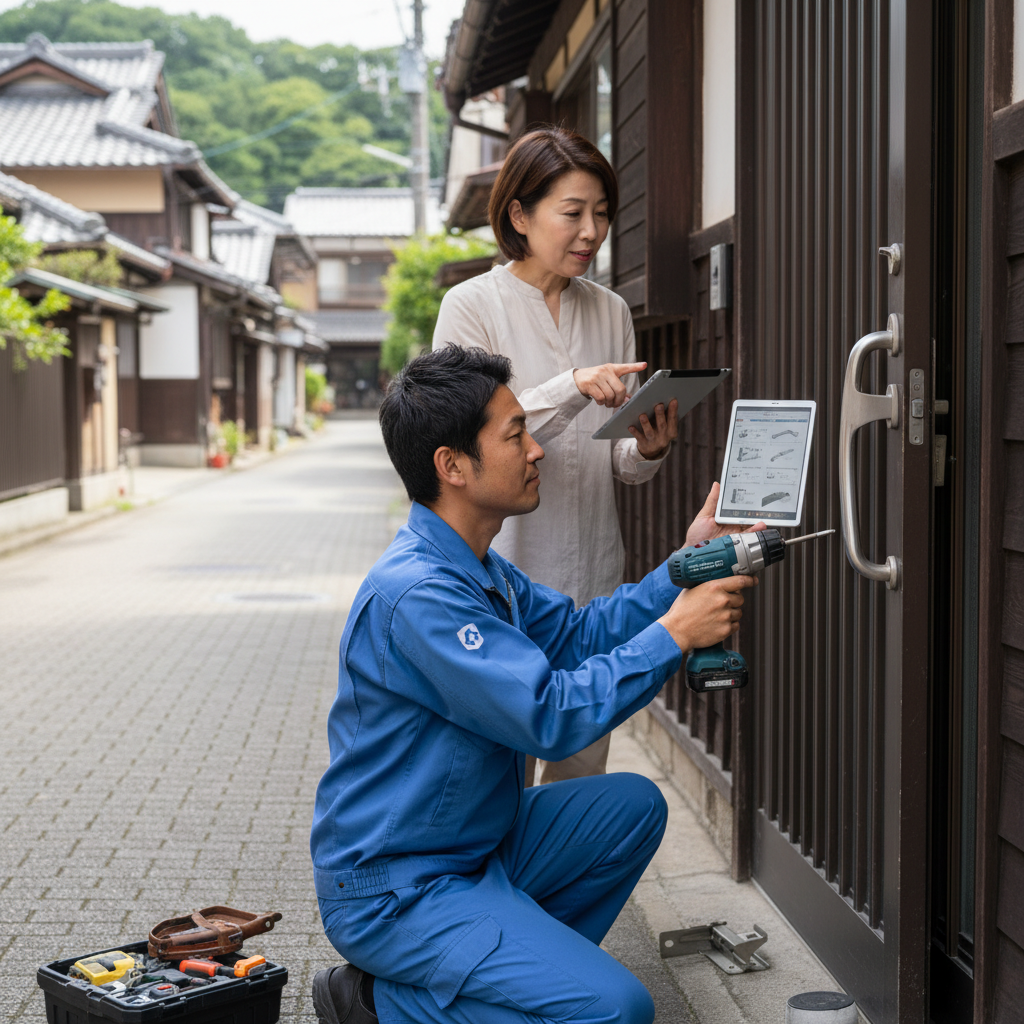 目黒区柿の木坂でのドアクローザー交換:業者選びと失敗回避