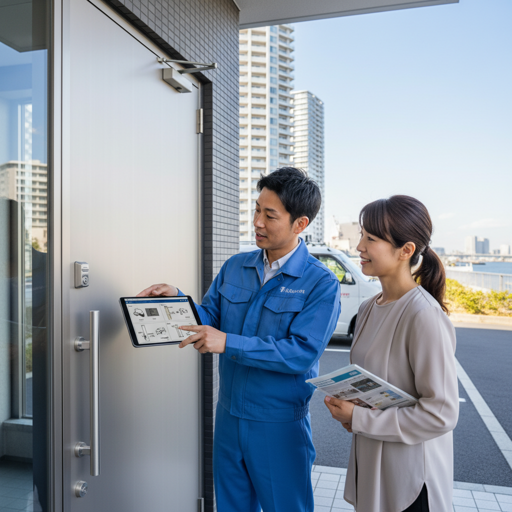 江東区有明でドアクローザー交換業者を選ぶコツと失敗回避