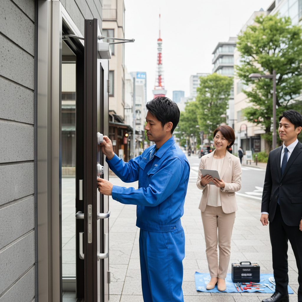 港区芝大門でのドアクローザー交換｜業者選びと失敗回避