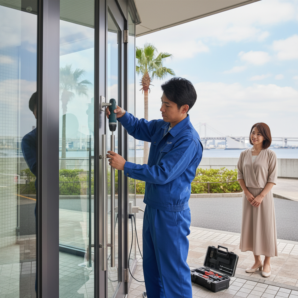 港区台場でのドアクローザー交換：業者選びで失敗しないために