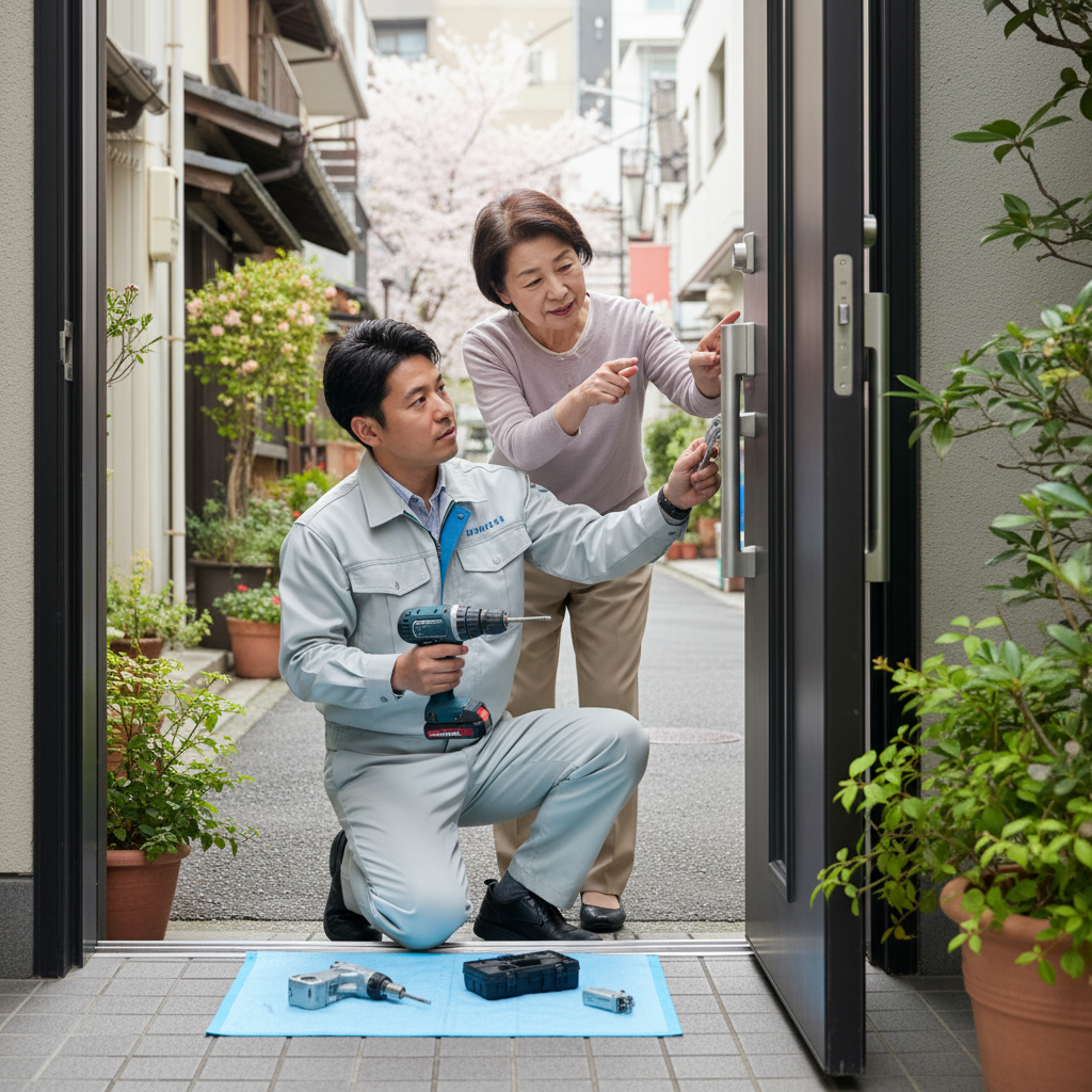 新宿区赤城下町でのドアクローザー交換：業者選びと失敗回避のポイント