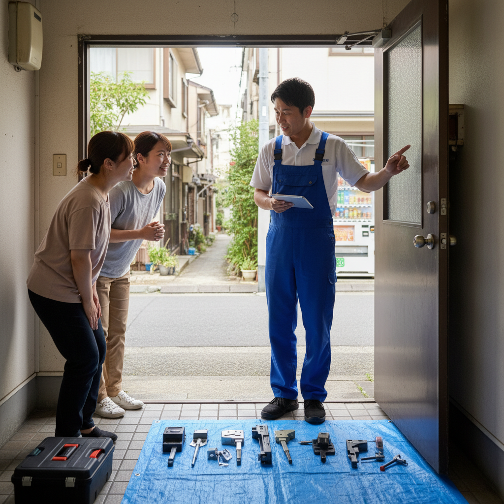 新宿区百人町でドアクローザー交換業者選び・失敗回避のポイント