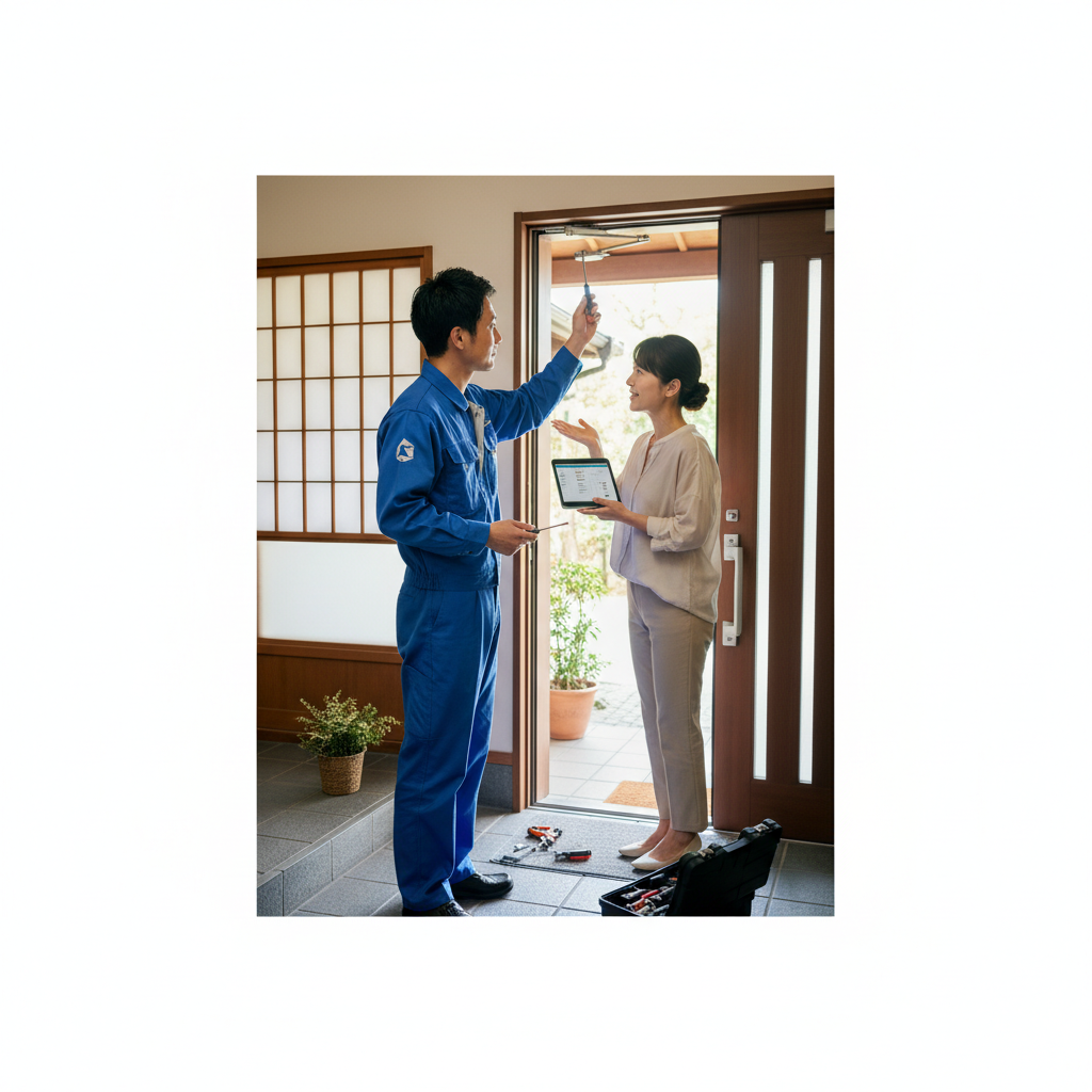 渋谷区上原でドアクローザー交換業者を選ぶポイントと失敗回避策