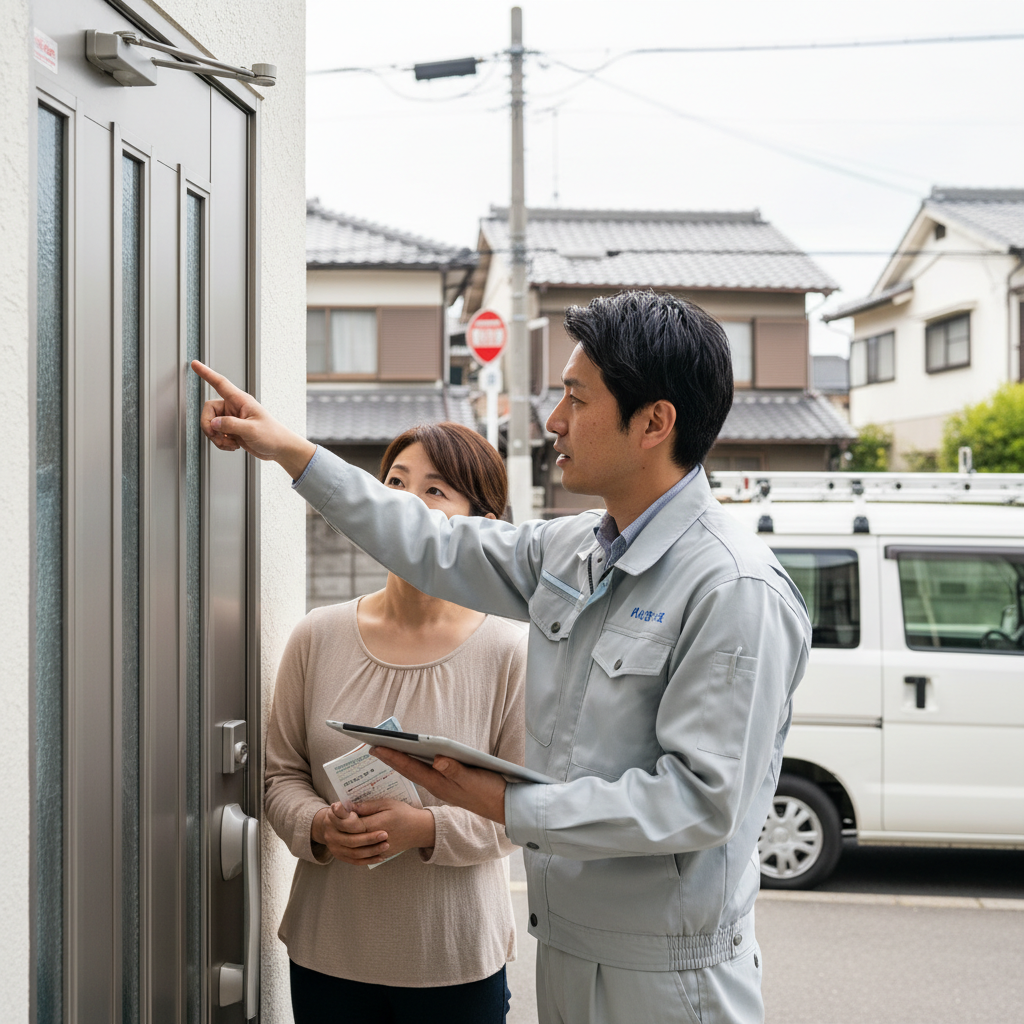 足立区梅島でドアクローザー交換業者を選ぶコツと失敗しないための注意点