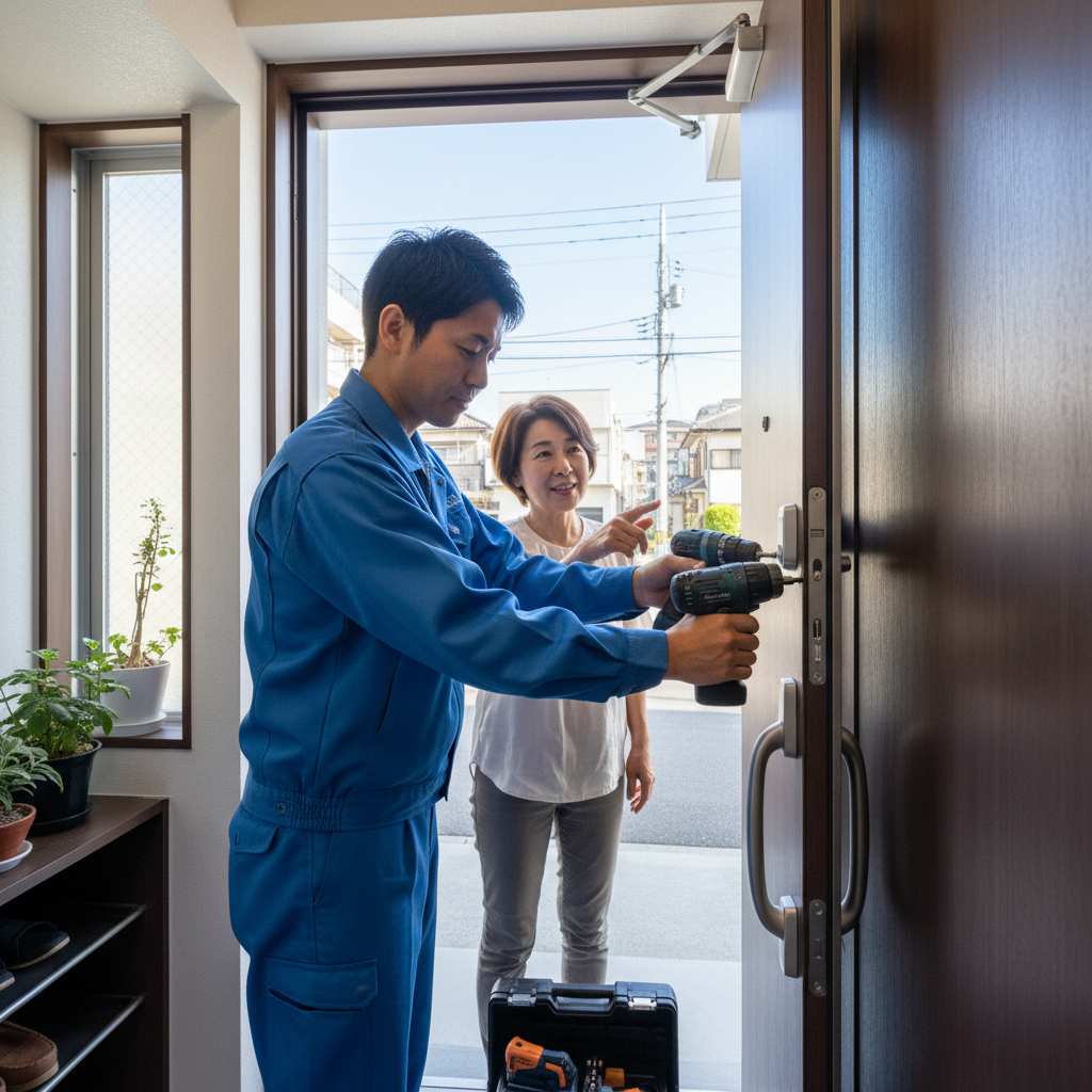 足立区西新井でドアクローザー交換業者選び・失敗回避