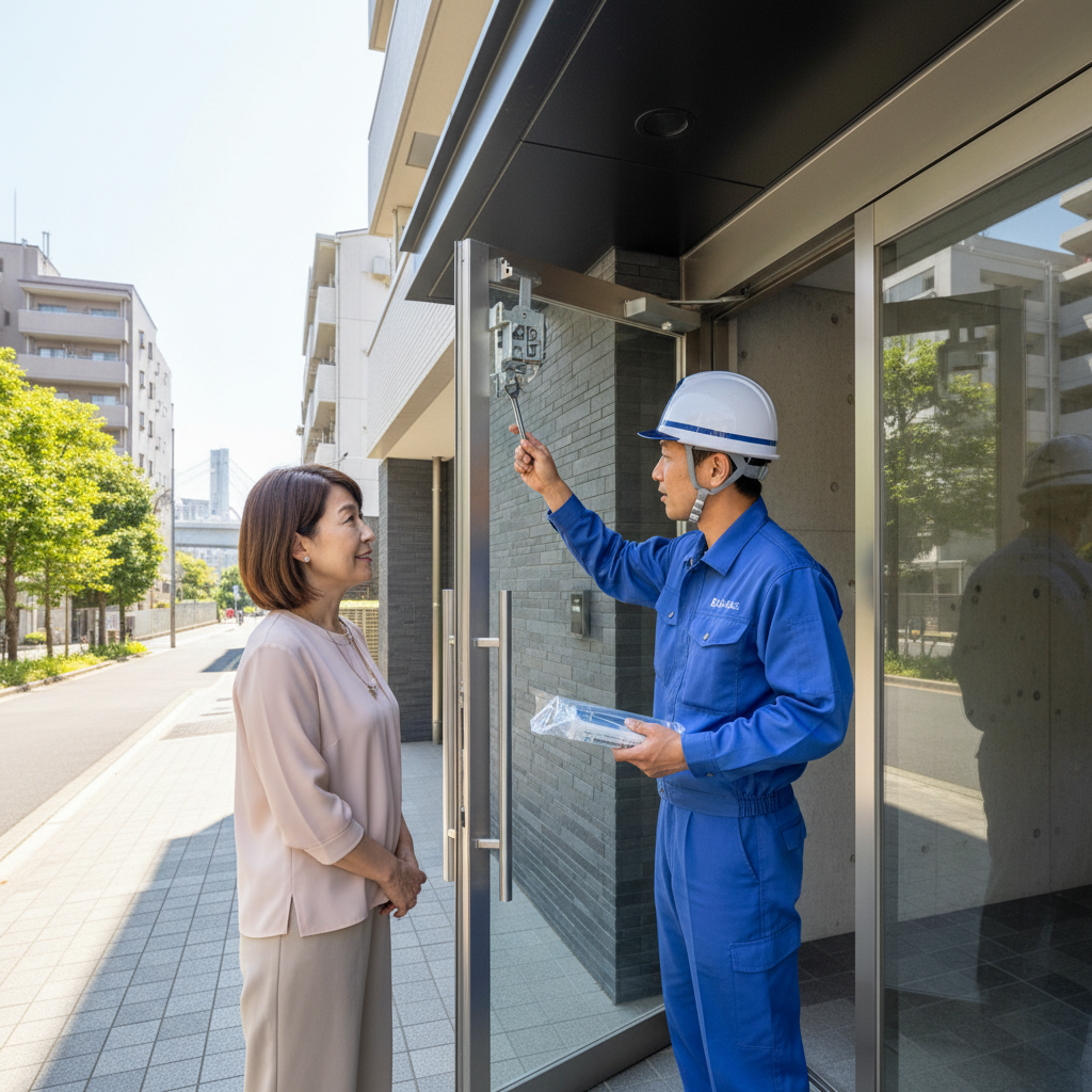 大田区昭和島でドアクローザー交換業者選びと失敗回避