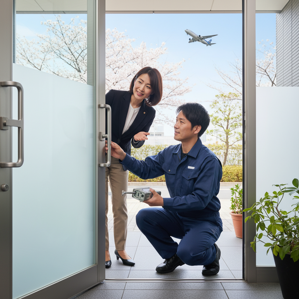 大田区 羽田空港で安心してドアクローザー交換を依頼するための業者選び