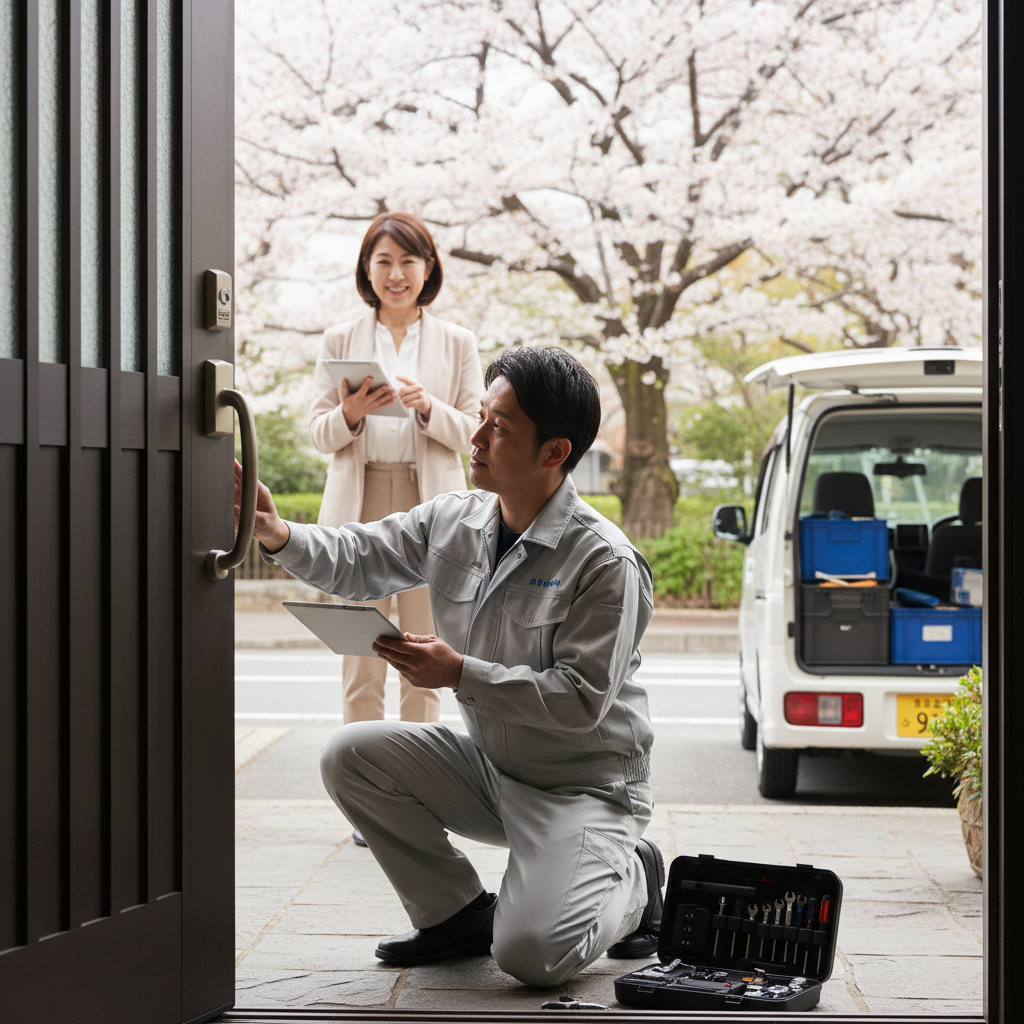 世田谷区砧公園でドアクローザー交換業者選び：失敗しないために