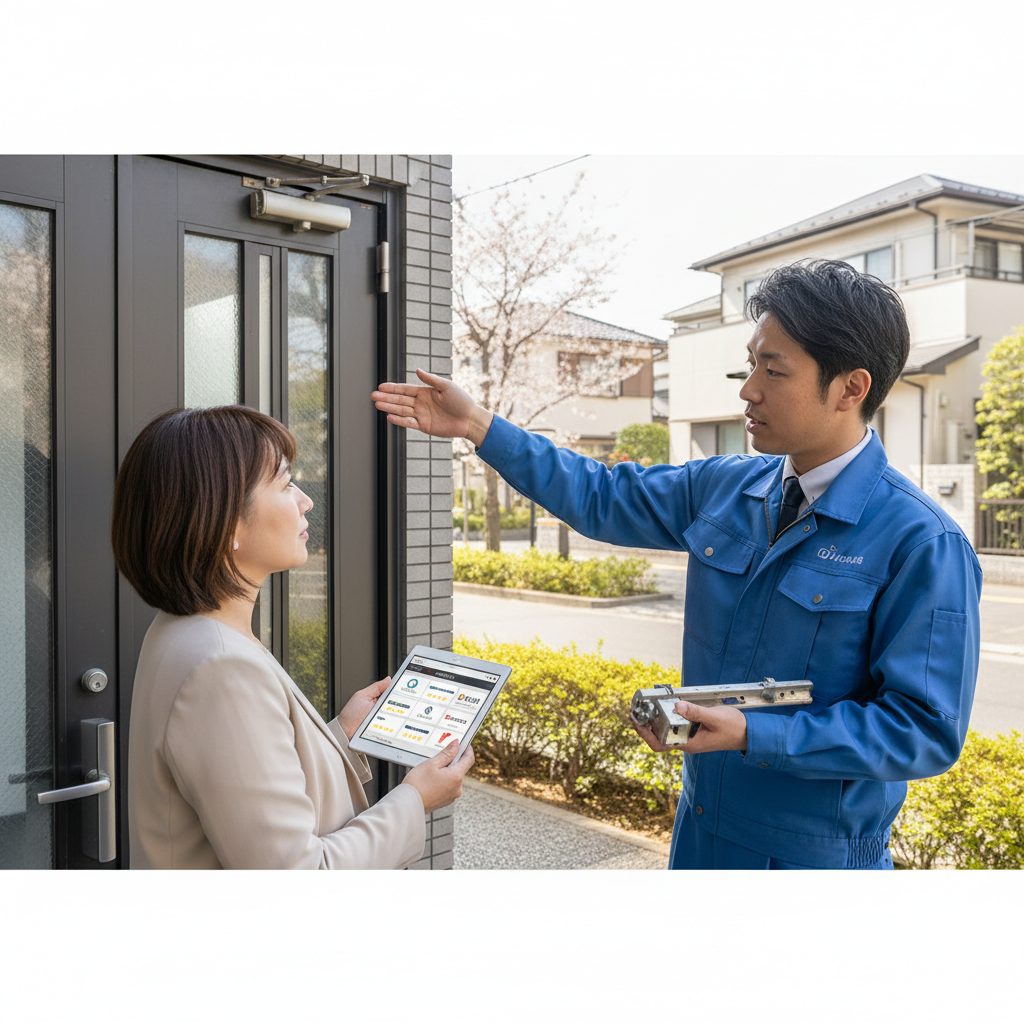 世田谷区喜多見でドアクローザー交換業者を選ぶコツ・失敗回避