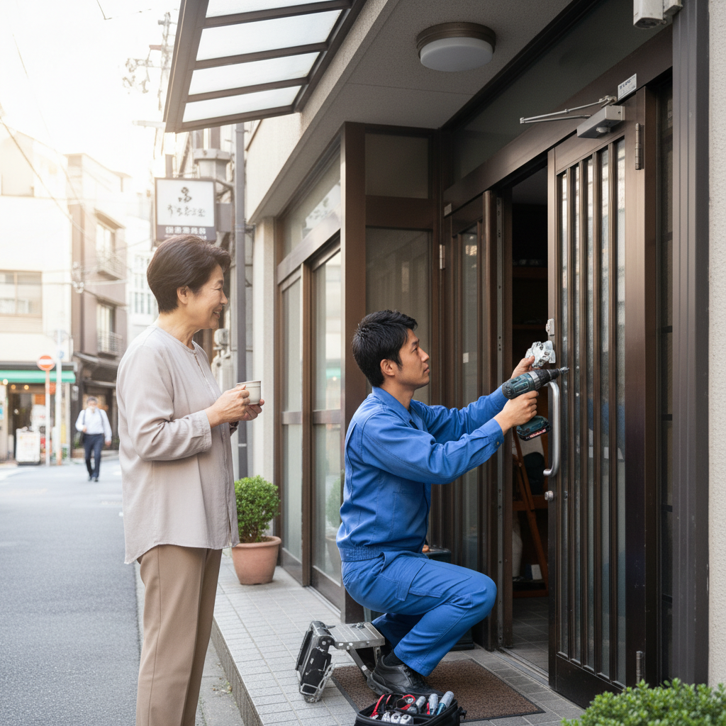 中央区 京橋で失敗しない！ドアクローザー交換業者の選び方