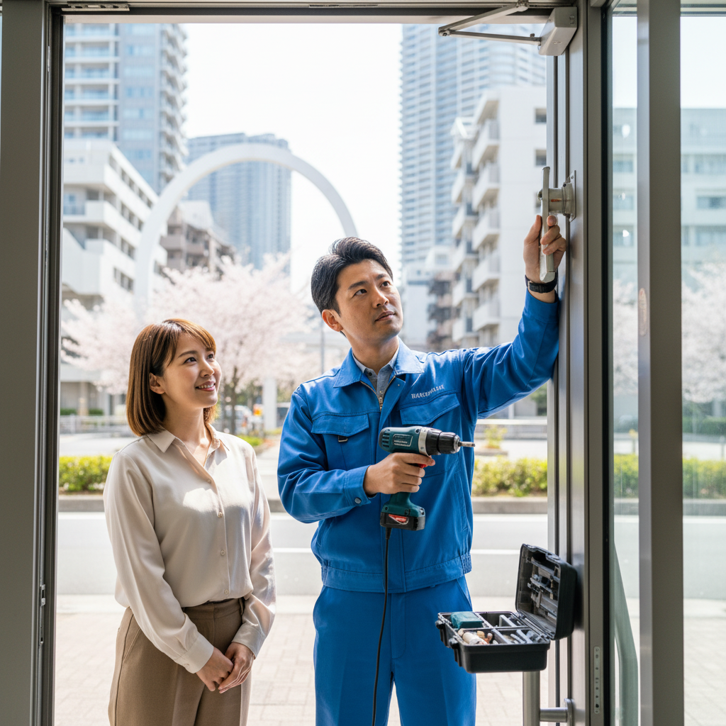 中央区晴海で失敗しない!ドアクローザー交換業者の選び方