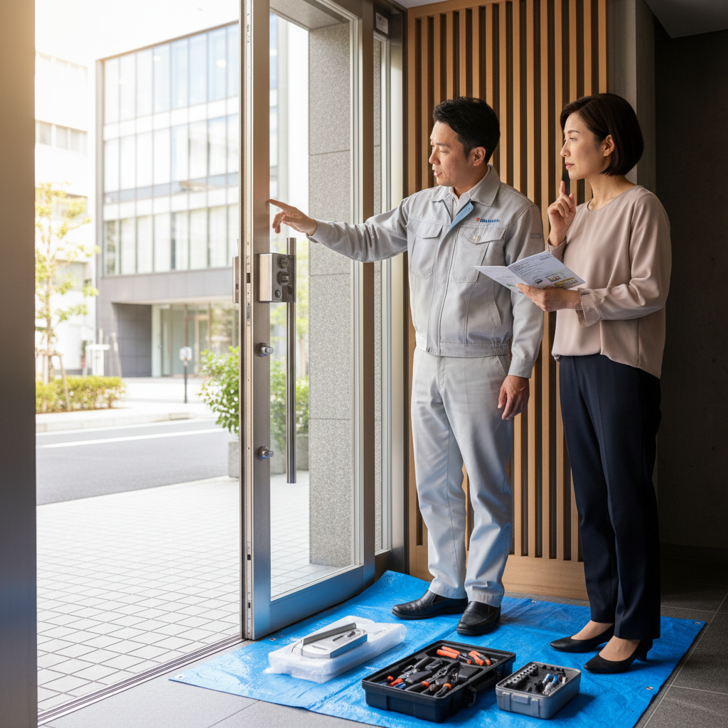 中央区 日本橋でドアクローザー交換業者を選ぶコツ｜失敗しないために