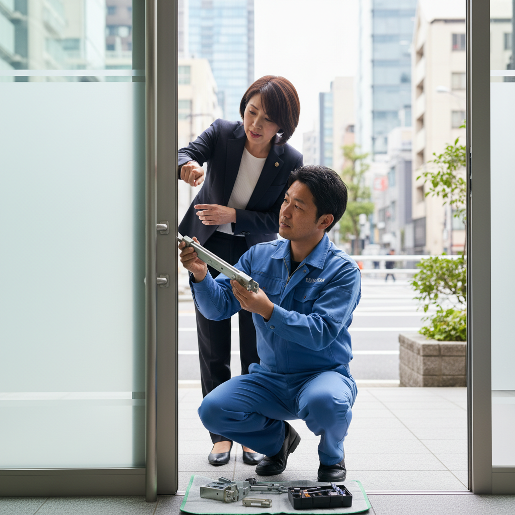 中央区本町でのドアクローザー交換業者選びと失敗回避のポイント
