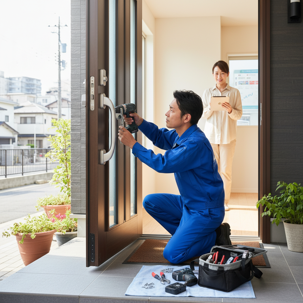 品川区 旗の台 ドアクローザー交換の料金相場と依頼の流れ