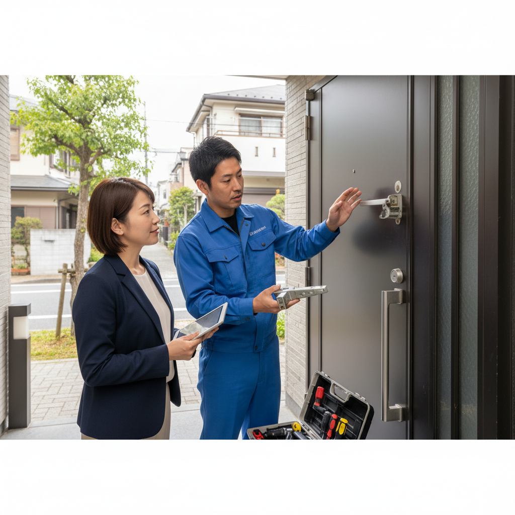 料金・事例・依頼の流れ：品川区小山のドアクローザー交換