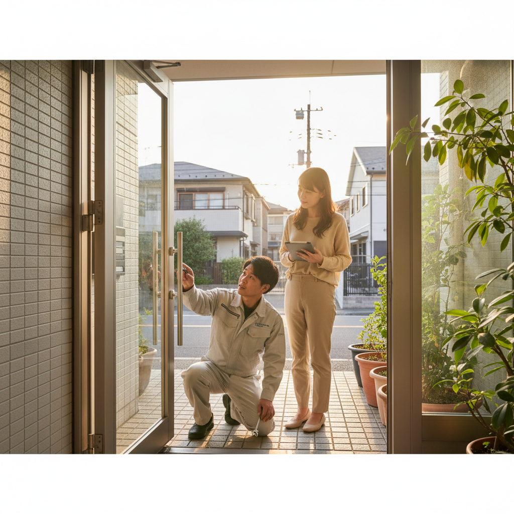 品川区東大井でのドアクローザー交換：料金相場と依頼の流れ