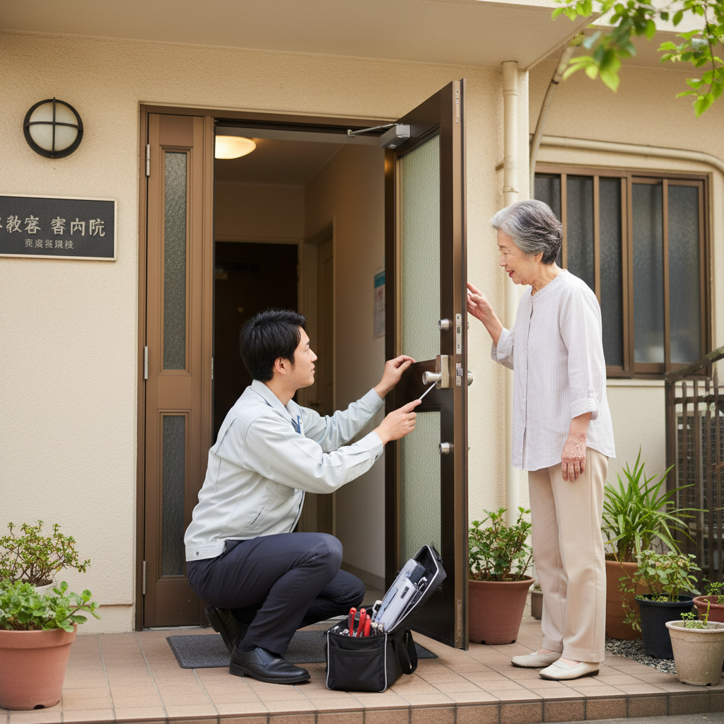 品川区東五反田のドアクローザー交換：料金相場、事例、依頼の流れ