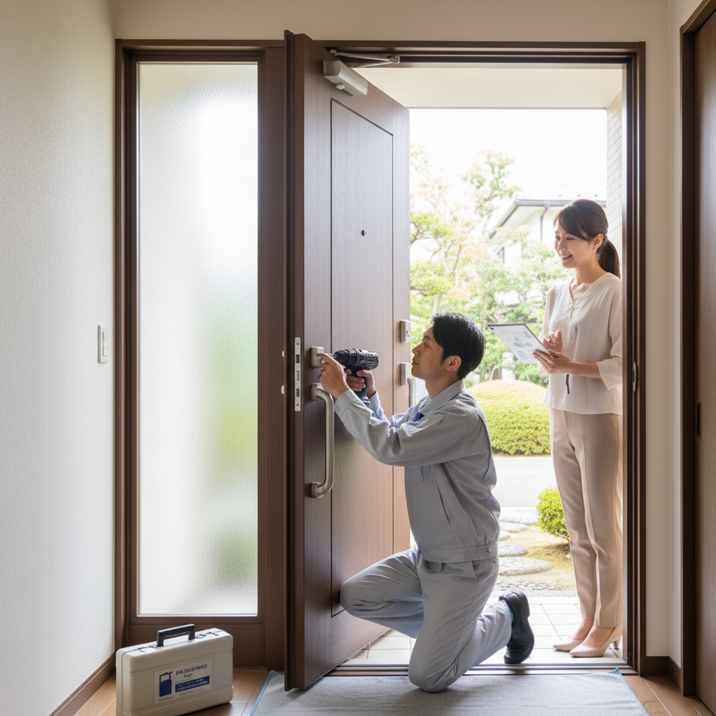 品川区東中延でのドアクローザー交換の料金相場と依頼の流れ